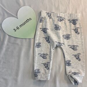 Disney - Dumbo - Baby Grey Pants with Elephant Print